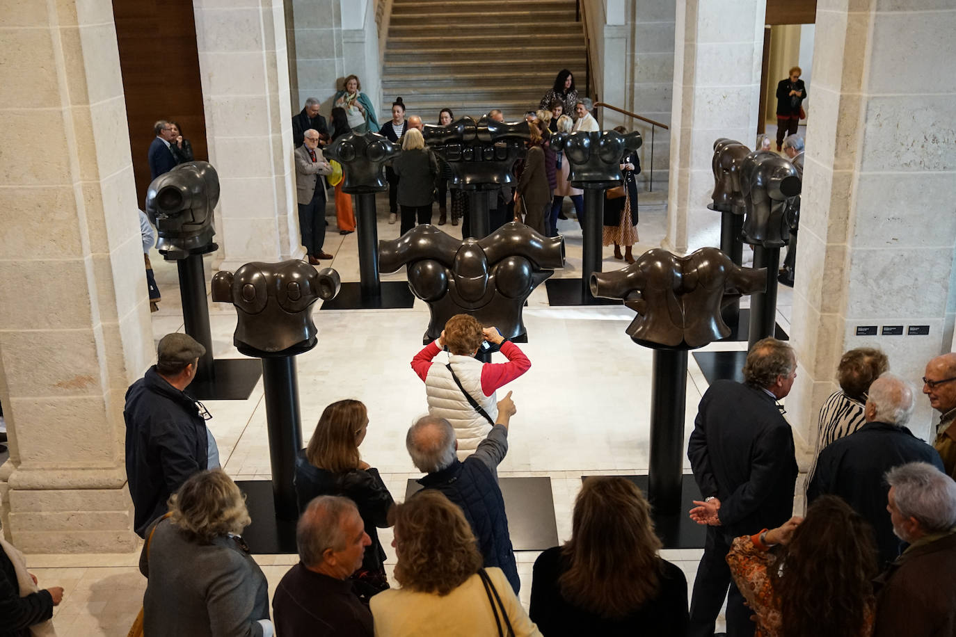 El Museo de Málaga estrena una exposición con las esculturas desmontables de Berrocal