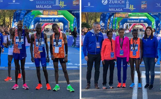 Cheruiyot y Tsegaw dominan en el maratón de los récords