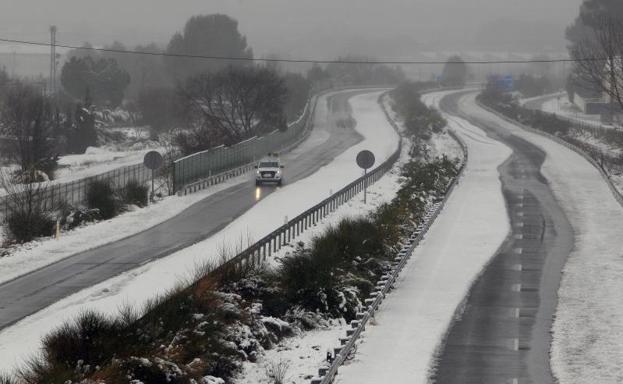 ¿Dónde puede nevar en Málaga este lunes?