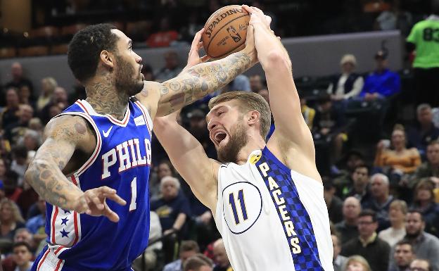 Un Domas Sabonis estelar firma su primer 'triple doble' en la NBA