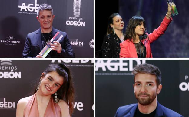 Rosalía, Alejandro Sanz y Vanesa Martín triunfan en los Premios Odeón de la música