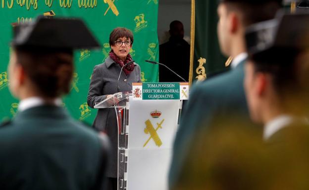 María Gámez toma posesión como directora de la Guardia Civil: «Os pido ayuda para hacer más grande el Cuerpo»