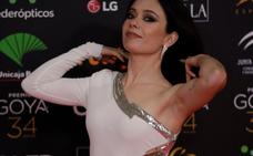 El vestido de Anna Castillo causa sensación en la alfombra roja de los Premios Goya 2020