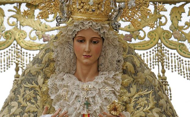 La Cofradía de la Pollinica proyecta la restauración de la Virgen del Amparo