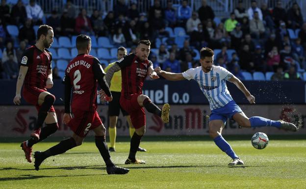 El Málaga asciende un puesto en la clasificación a pesar de empatar