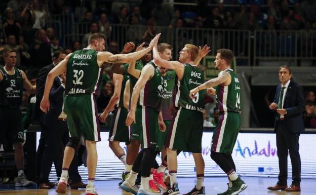 El vestuario del Unicaja no entiende el malestar de parte de la afición