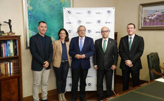 El Unicaja firma un convenio de colaboración con la UMA