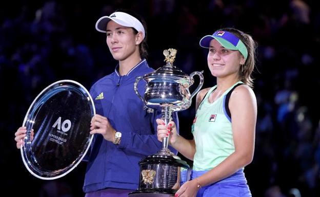 Kenin funde la resurrección de Muguruza