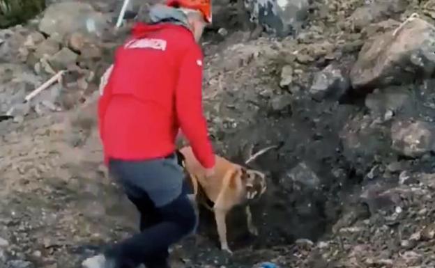 24 horas de búsqueda desesperada de los sepultados bajo toneladas de escombros en el vertedero de Zaldibar