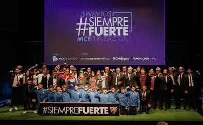 El Málaga saca su lado solidario con Pablo Ráez en la memoria en los Premios #SiempreFuerte