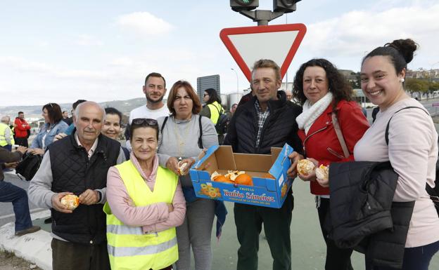 Tractorada histórica del campo malagueño para pedir precios justos