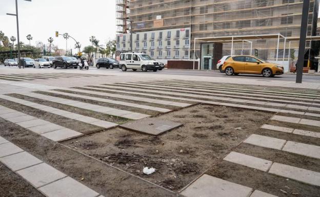 El verde sufre en la nueva Alameda