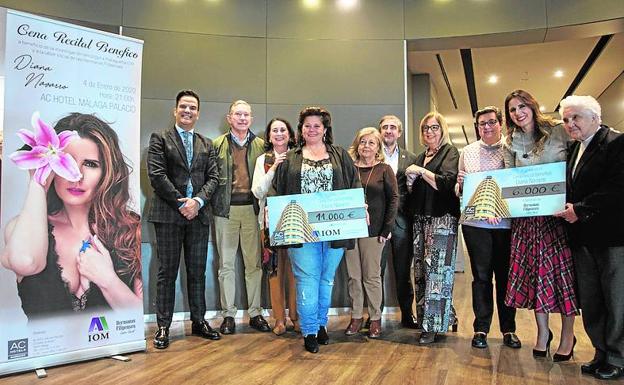 Diana Navarro entrega 17.000 euros a proyectos sociales