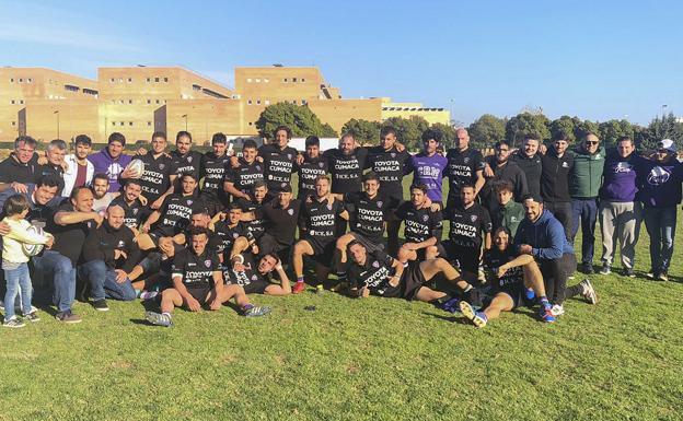El Rugby Málaga asegura virtualmente su permanencia en la División de Honor B