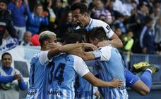 El Málaga se queda a tres puntos de los puestos de ascenso