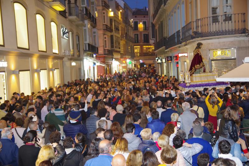El Cristo de los Estudiantes en el vía crucis de cuaresma