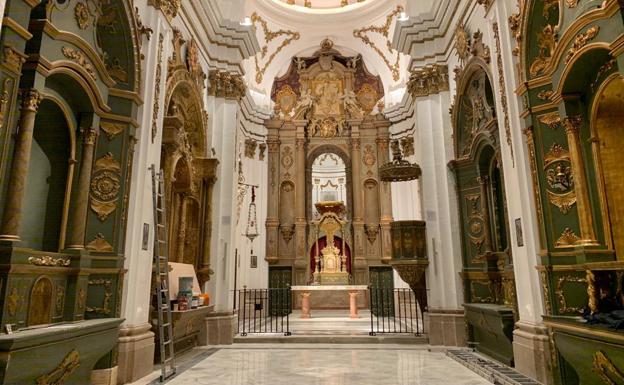 Las obras de la iglesia de la Cofradía de Viñeros llegan a su fin