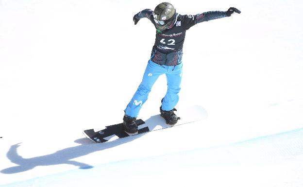 Regino cae en los octavos de final de la Copa del Mundo de Sierra Nevada