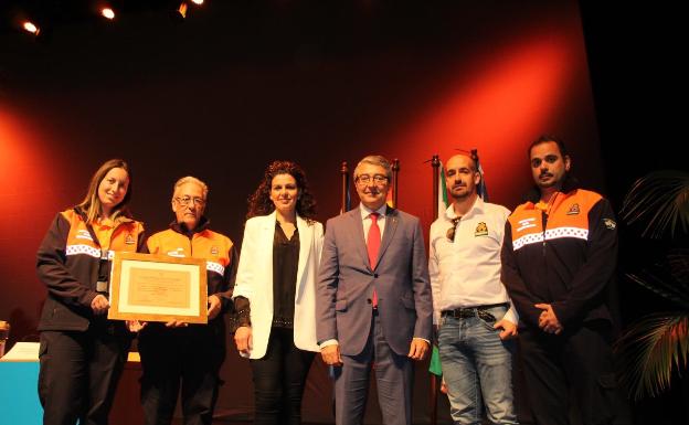 La Agrupación de Protección Civil, reconocida por la Diputación por la puesta en marcha de códigos QR para grandes eventos