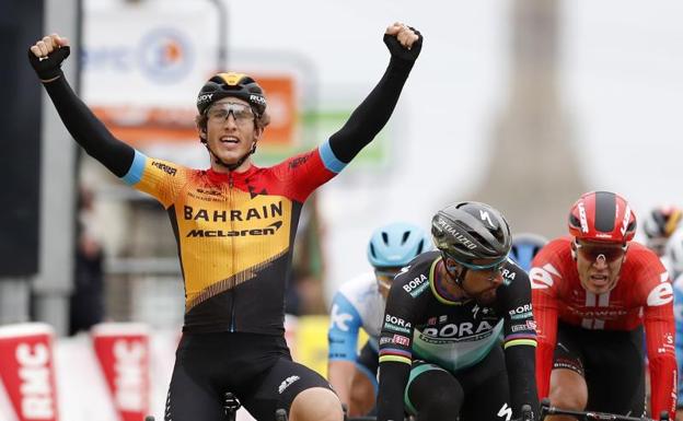 García Cortina vence a Sagan en la tercera etapa