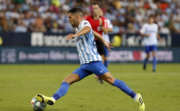 Dani Pacheco deja de entrenarse por unas dolencias en el talón izquierdo