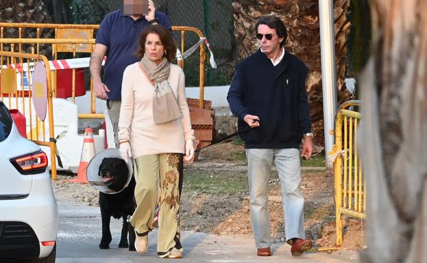 Aznar se resguarda en Marbella