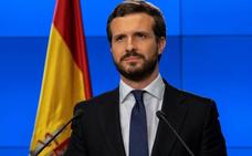 Casado da su apoyo a Sánchez para evitar «los retrasos» que provoca Podemos