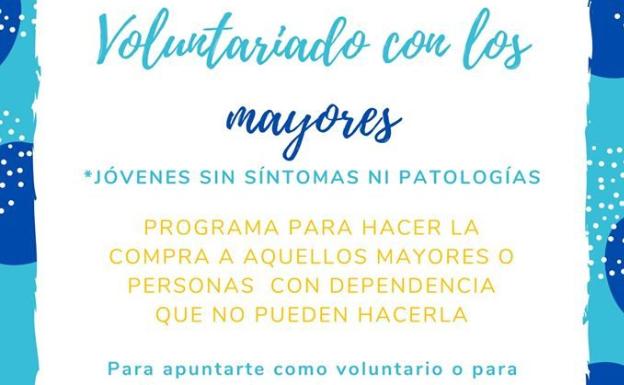 Almáchar organiza un grupo de voluntariado para hacer las compras a los mayores