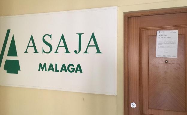 Asaja Málaga cierra al público sus oficinas en la provincia por el coronavirus