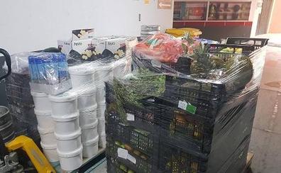 Paradores dona ocho toneladas de alimentos tras el cierre de sus instalaciones