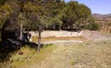 Balsa para el lavado de diamantes que aún se pude ver en la zona de Los Jarales/SUR