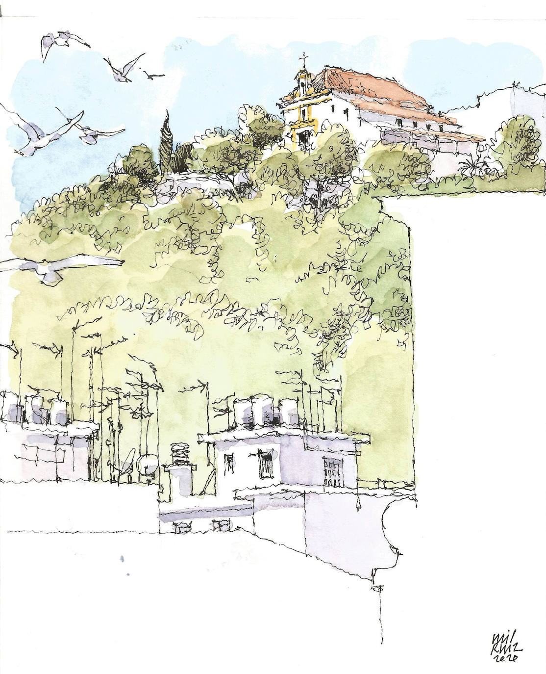 Ermita del Calvario: El reino de las gaviotas