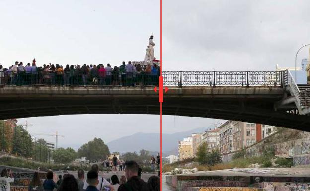 Puente de la Aurora Semana Santa 2020-Puente de la Aurora 2019: multitud frente a vacío