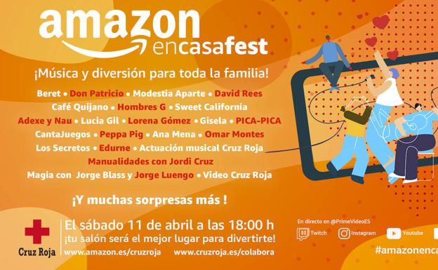 El festival de ocio familiar AmazonEnCasaFest recaudará fondos para Cruz Roja