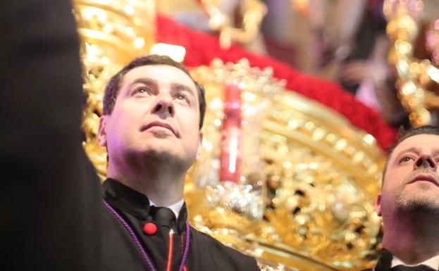 El presidente de la Junta evoca su participación en la procesión de Fusionadas