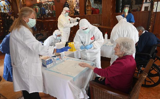 Comienzan los test rápidos en las residencias de mayores de Marbella