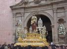 Jesús Resucitado saliendo de San Julián./SUR