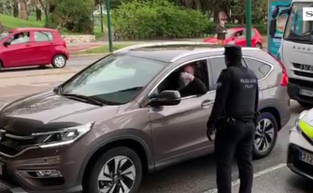 Vídeo | Control policial en la avenida de las Américas