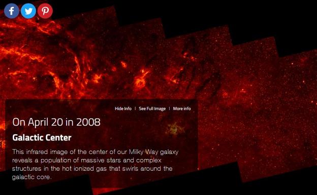 La imagen que consiguió el telescopio espacial Hubble el día de tu cumpleaños