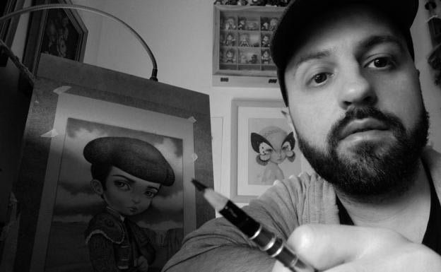 «Ilustraría algo visionario, luminoso, lleno de vida y esperanza, porque la vida no se ha interrumpido, solamente ha cambiado»