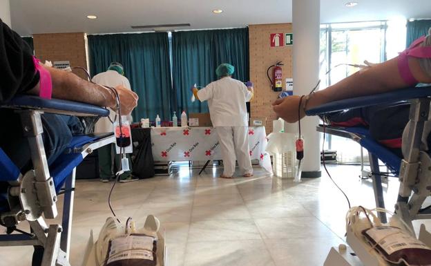 Ronda alcanza durante el estado de alarma la mayor cifra de donaciones de sangre en los últimos cinco años
