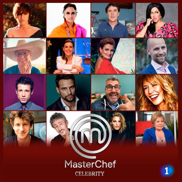 TVE da a conocer el plantel de famosos de 'MasterChef'