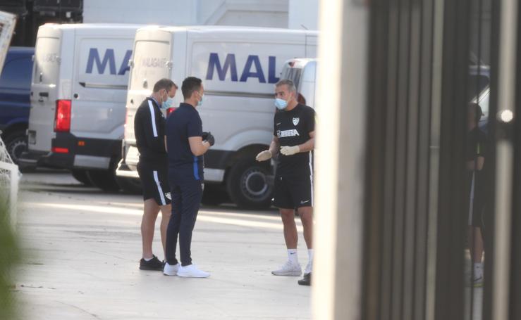 El Málaga vuelve a los entrenamientos tras conocer los resultados de los test a los jugadores