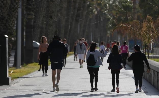 Casi 30 denuncias por incumplir las medidas de seguridad en los paseos marítimos de Málaga este fin de semana