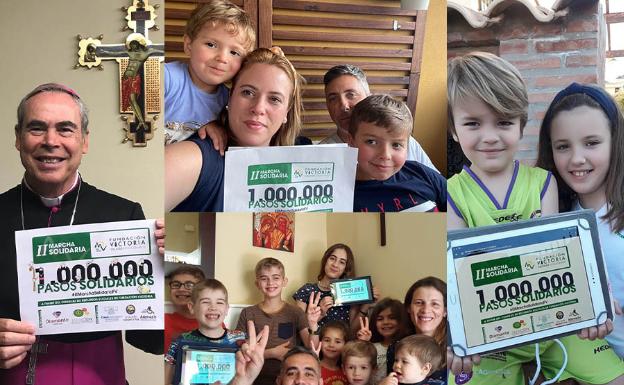 Tres millones de pasos solidarios para las familias
