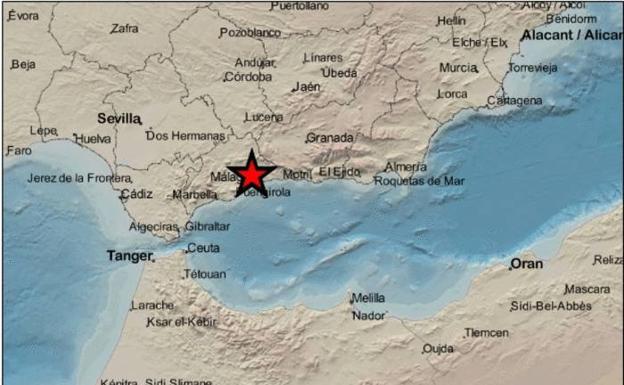 Málaga registra tres pequeños terremotos de noche