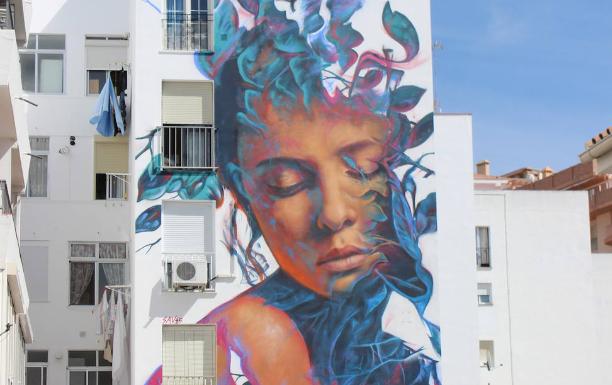 El artista ruso Vyacheslav Gunin, 'Sav45', gana el II Concurso Internacional de Murales Artísticos de Estepona