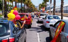 Un millar de vehículos secundan la caravana del malestar en Málaga