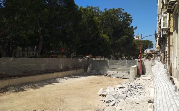 El metro cierra la rampa de excavación de la Alameda