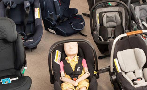 La mayoría de las sillitas de niño para el coche son seguras